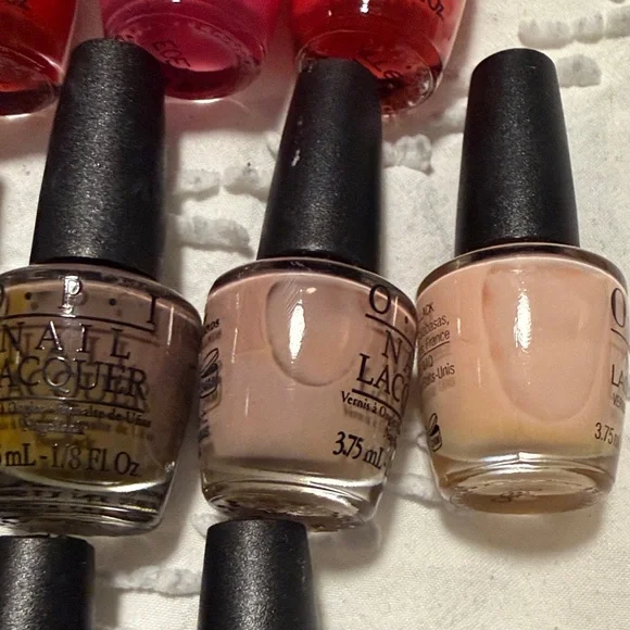 OPI Nail Polish Collection - Burgundy, Pink, Black, Nude, Silver, White - Picture 5 of 9